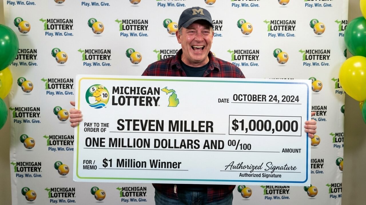 michigan man $1m lottery